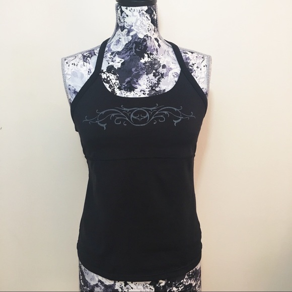 Athleta Tops - 🛍 Athleta Charcoal Black Workout Tank